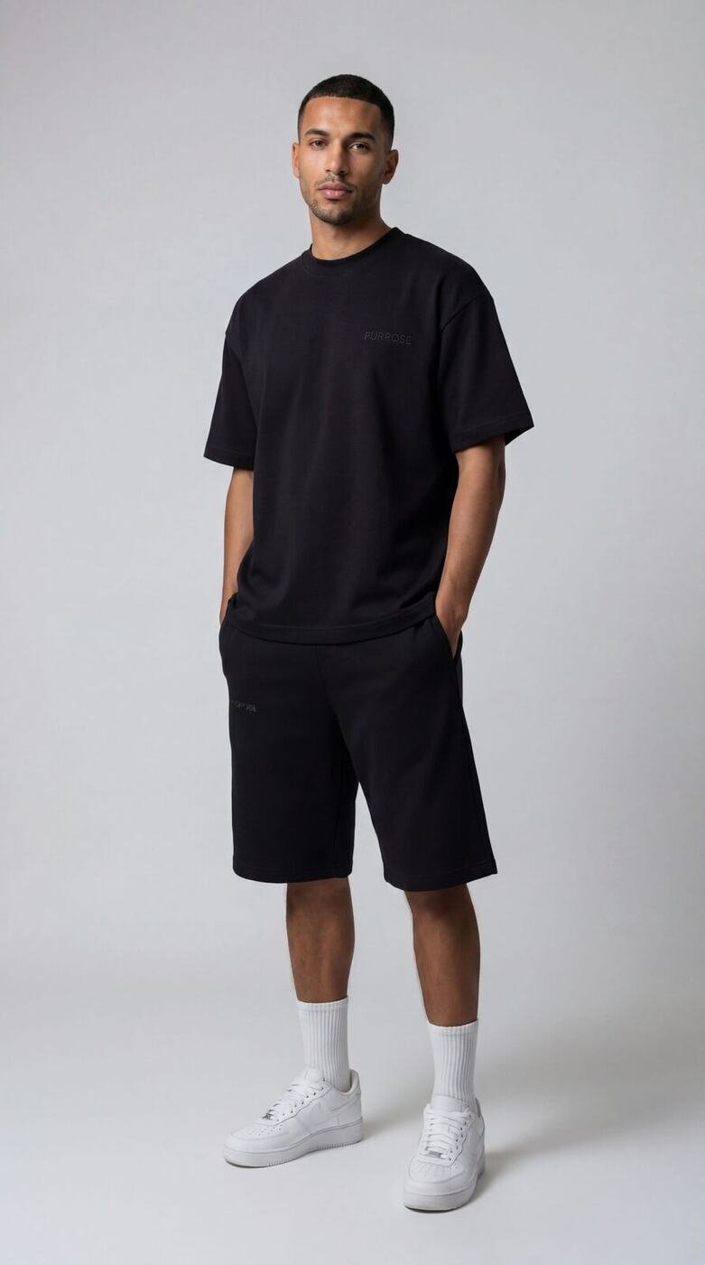 Essential Modest Summer Shorts — Black — Pre-Order — 3